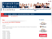 Tablet Screenshot of franchising-academy.cz